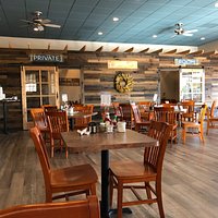 The restaurant interior