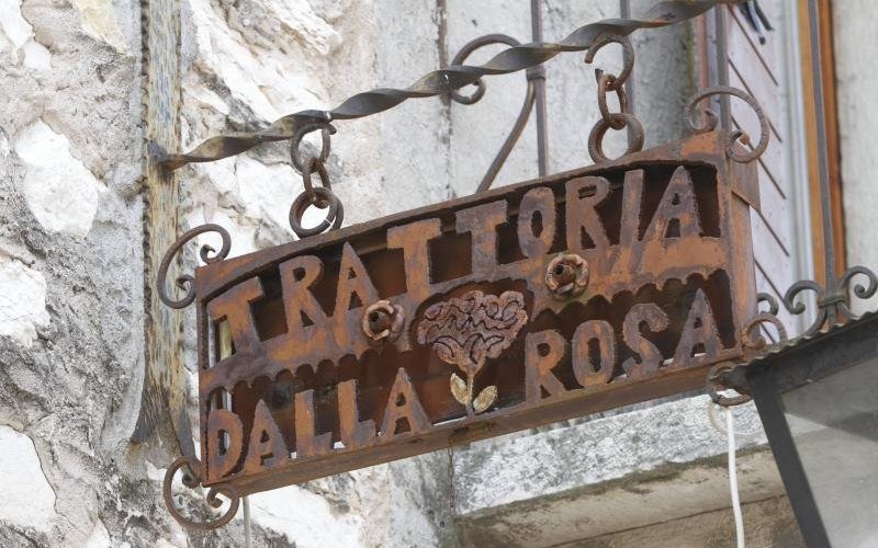 L'insegna del ristorante