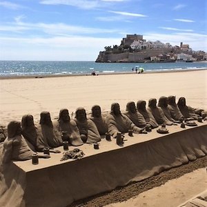 Sand art . Incredible SIX days work to create.