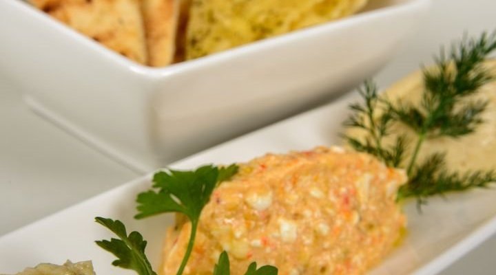 Pita and greek dips