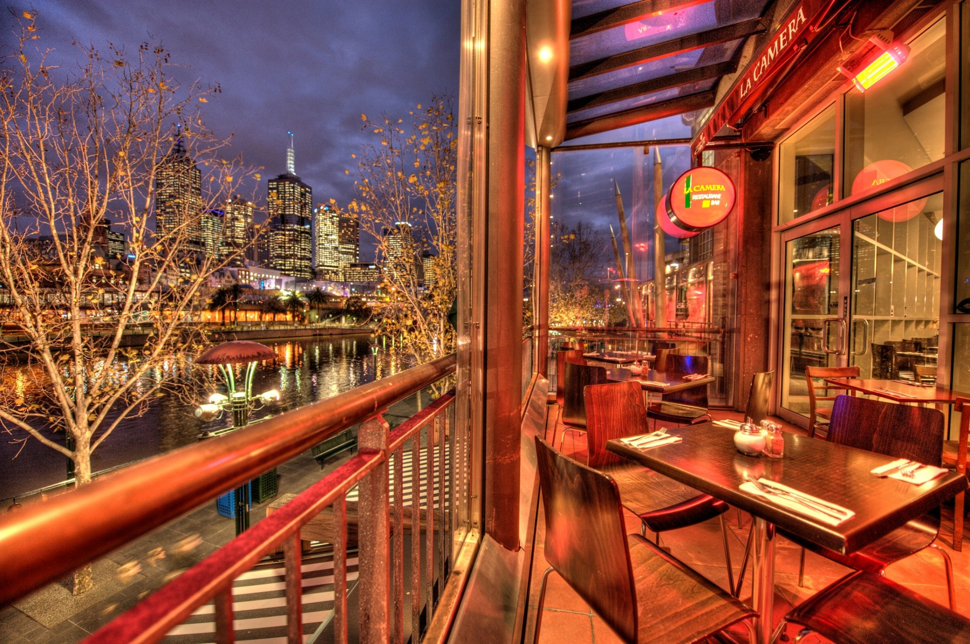 The 10 Best Italian Restaurants In Southbank Melbourne Tripadvisor   Balcony Evening View 