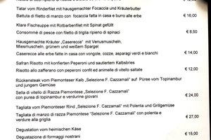 Speisekarte