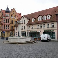 Knappenbrunnen, Lutherstadt Eisleben, Alemania.