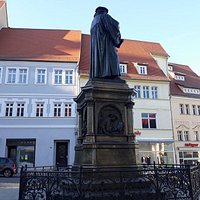 Lutherdenkmal, Lutherstadt Eisleben, Alemania.