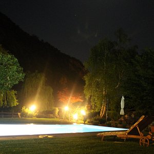la piscine di notte
