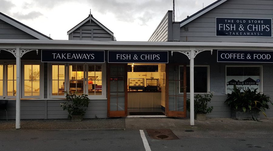 The outside of The Old Store Takeaways