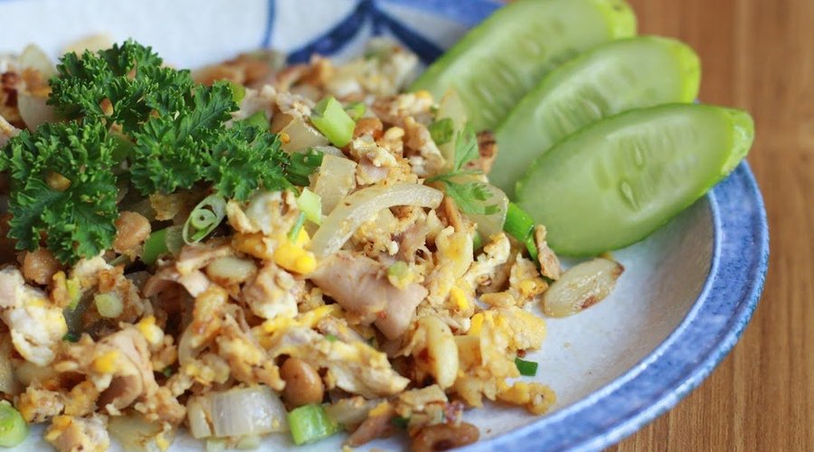 Tuna with tofu source