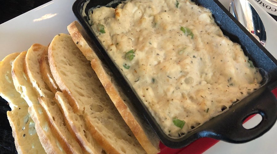 Duck poutine, grilled cheddar bread, crab dip. Poutine was the best of the 3.