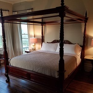 The Kate Parker room with king bed, 2 person claw foot tub on the 2nd floor