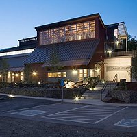 Beautiful outside view of August Cellars