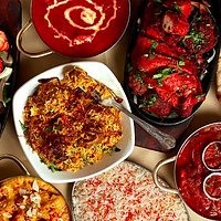 Biryani, Tandoori Mixed Grill, Chicken Tikka Masala, Naan,Butter Masala, Pilau Rice, Pasanda