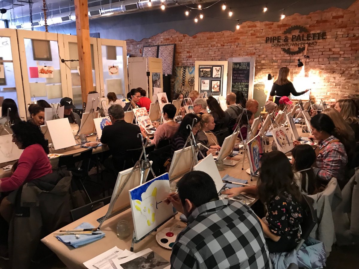 Pipe and Palette Home Outfitters & Mixed Media Art Classes (Plano