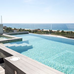Piscina con vista a Playa Zicatela 