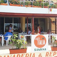 Cafe Italia - Where to Eat on Waterfront of Samana Dominican Republic