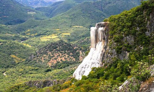 Hierve el Agua petrified waterfall in Oaxaca
