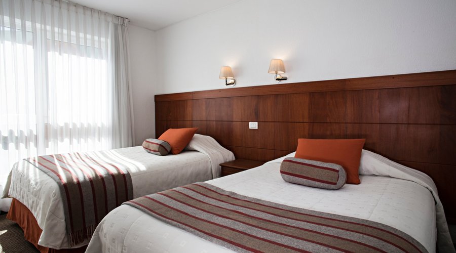 Bedroom with 2 full sized beds