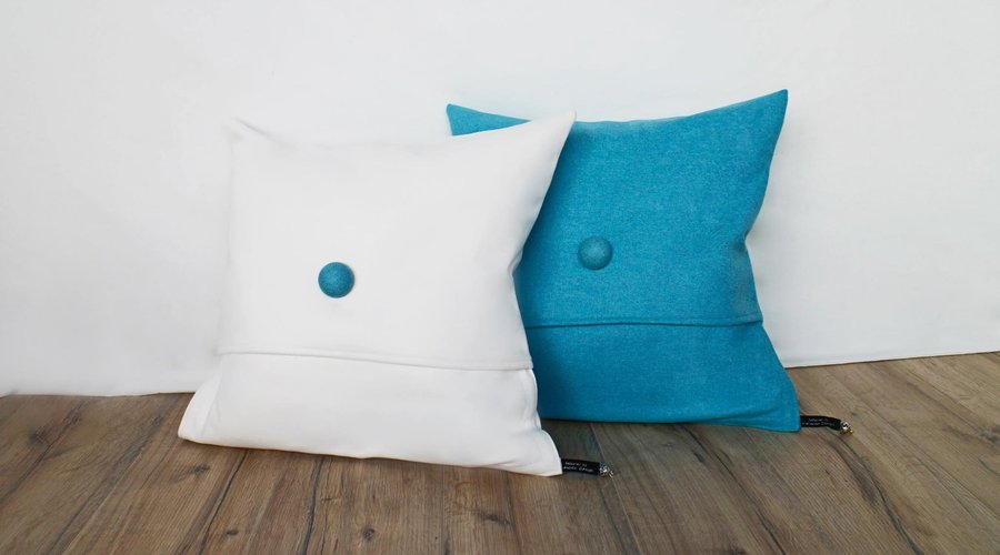 Pillows by Interioris - you can customize them. 