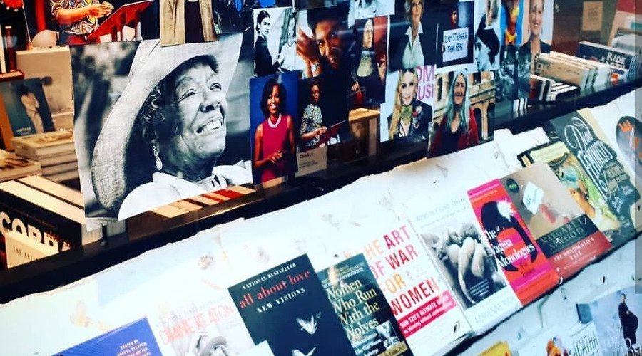 International Women's Day window display