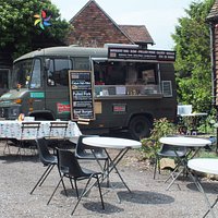 May Bank holiday and the pubs very low key beer festival - food supplied by the legendary Deli T
