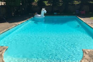 Piscine et plage