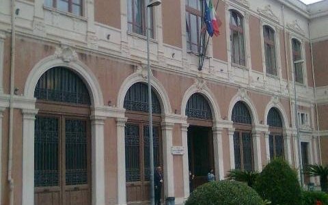 La facciata del palazzo