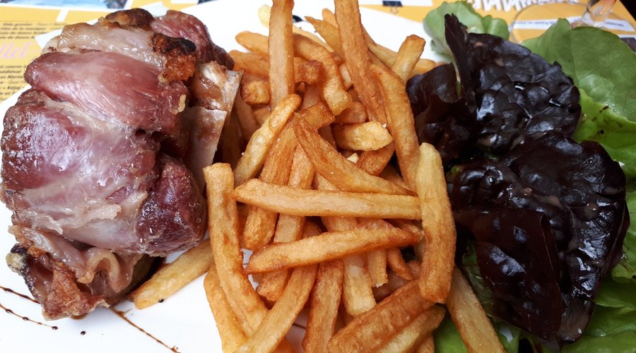 gareton frites salade