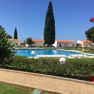 hotel pool area