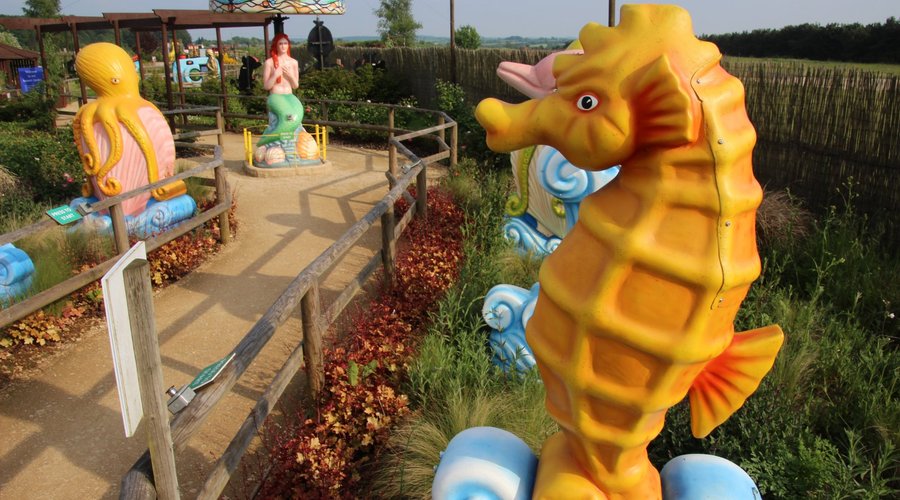 The Mermaid Garden, part of Fairytale Farm's Enchanted Walk.