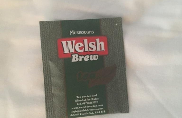 Welsh tea bags in rooms
