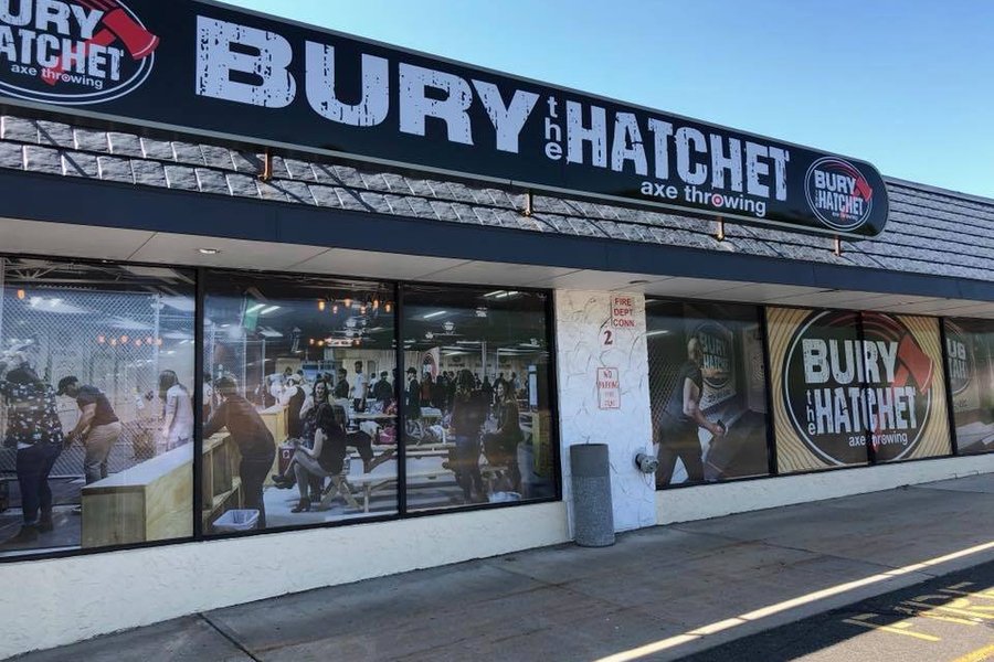Bury The Hatchet Old Bridge - Axe Throwing image