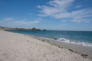 Camping La Grande Plage on the southern point of Finistère