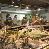 Ámbito Maqueta de tren. Foto: Jordi Puig