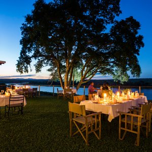 Dinner by candlelight