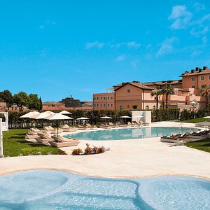 Villa Agrippina Gran Meliá - The Leading Hotels of the World in Rome, image may contain: Villa, Hotel, Resort, Pool