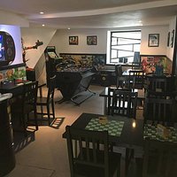 play some games while you chill and eat, board games & classic arcade games available free of ch