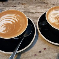 Amazing Black forest blend coffee from Red Cherry Roasters in Cambridge