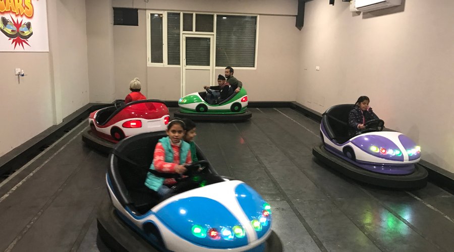 Bumper Cars at The Fun Factory