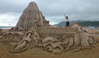 Taiwan Immigrants' Global News Network-Fulong International Sand Sculpture  Art Festival to cooperates with Disney to present classic character sand  sculptures