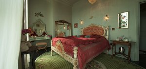 La Rosa Hotel in Whitby, image may contain: Bed, Furniture, Bedroom, Home Decor