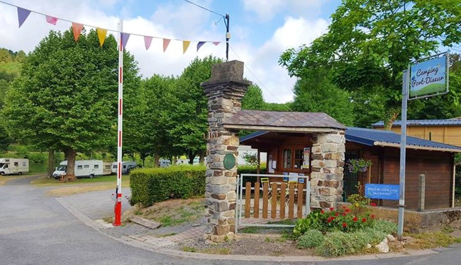 Entrée du camping