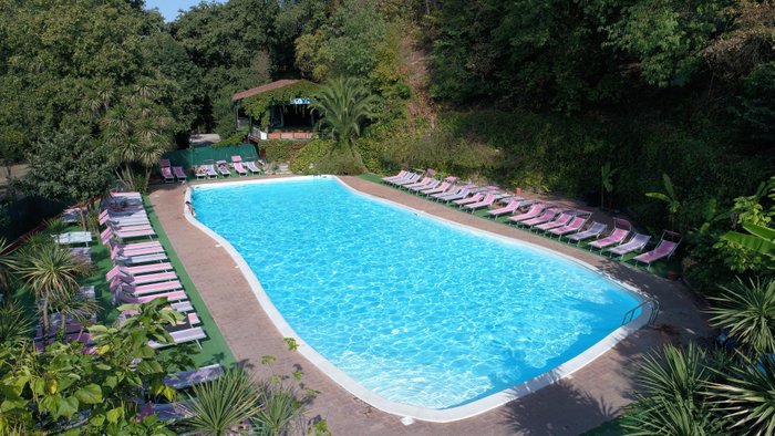 Abandoned village with 44 homes, hostel and swimming pool on the