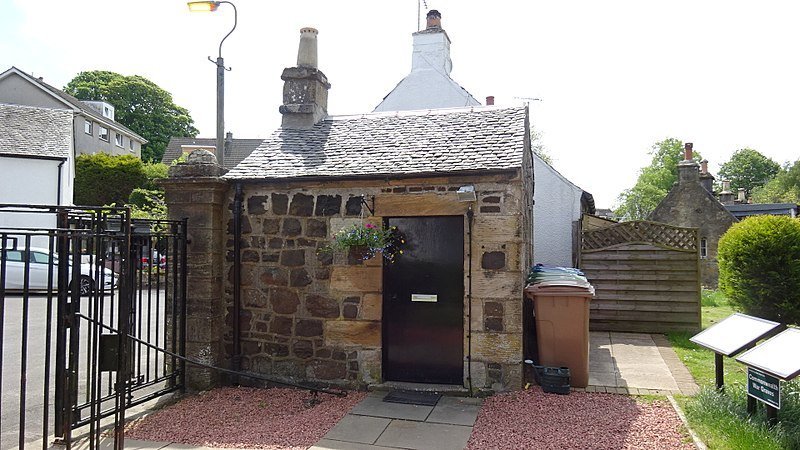 The lodge once used by watchmen guarding against body snatchers