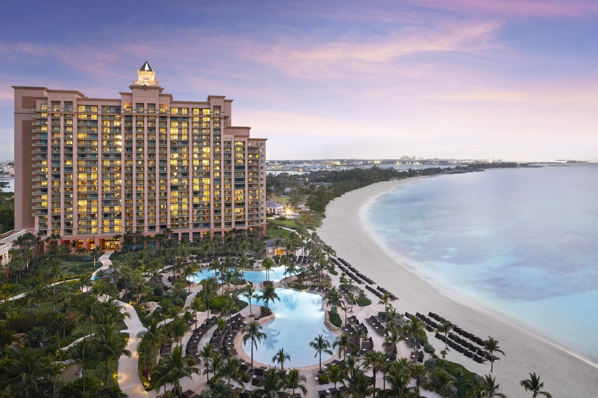 Sunset at the Reef - Paradise Island Beach, Nassau Bahamas…