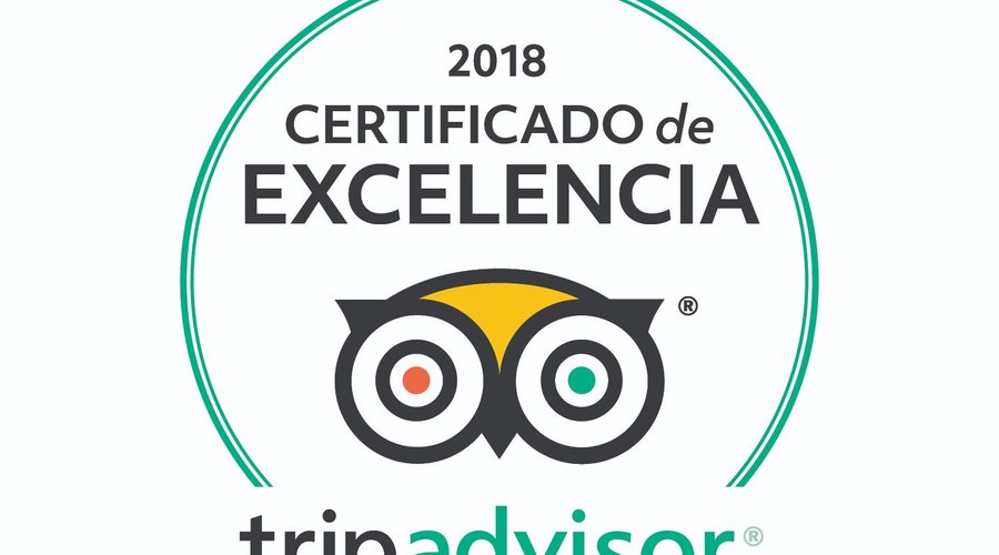 Visítenos! Certificado de excelencia 2018