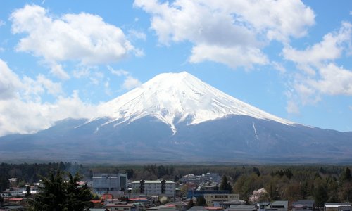 FujiSan view from Fujiyoshida
