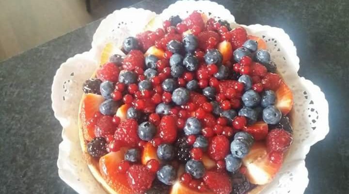 Tartes com fruta fresca comer e chorar por mais