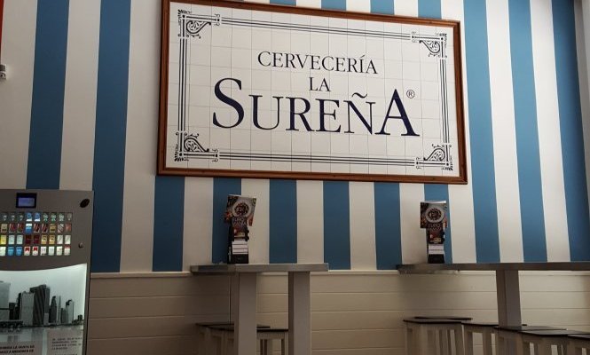 Interior Cervecería La Sureña Madrid