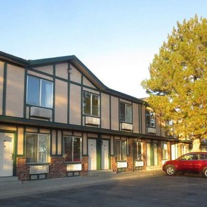 Back of motel