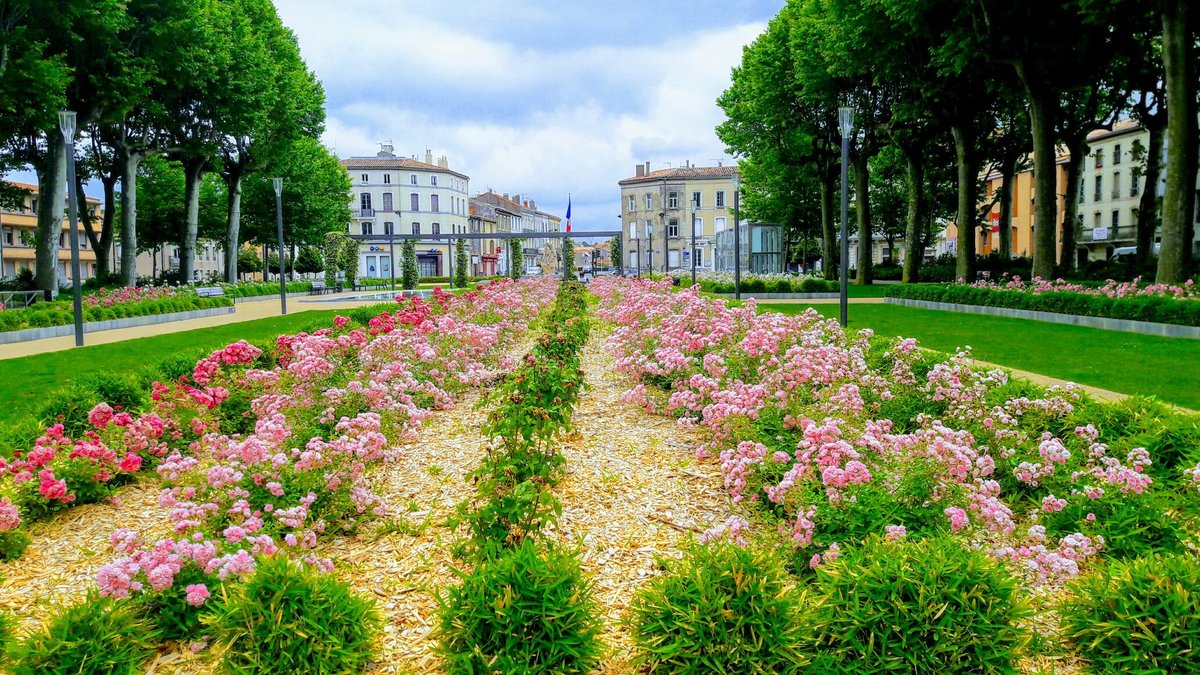 Central underground parking, with a nice park above - Review of Place  Gambetta, Carcassonne Center, France - Tripadvisor