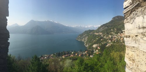 Varenna on lake Como, from Castle of Vezio  (from our tour Varenna Countryside)